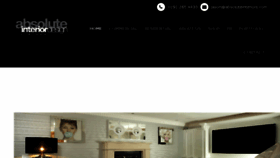 What Absoluteinteriors.com website looked like in 2017 (6 years ago)