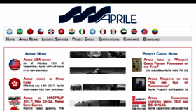 What Aprile.it website looked like in 2017 (6 years ago)