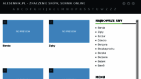 What Alesennik.pl website looked like in 2017 (7 years ago)
