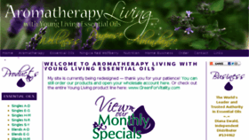 What Aromatherapyliving.com website looked like in 2017 (6 years ago)