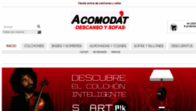 What Acomodat.com website looked like in 2017 (6 years ago)
