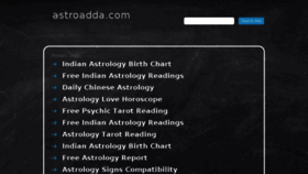 What Astroadda.com website looked like in 2017 (6 years ago)