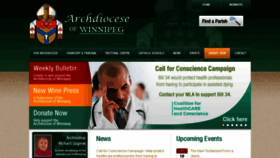 What Archwinnipeg.ca website looked like in 2017 (6 years ago)