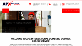 What Apxintl.com.pk website looked like in 2017 (7 years ago)