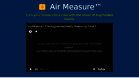 What Air-measure.com website looked like in 2017 (6 years ago)