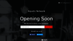 What Aquanet.com website looked like in 2017 (6 years ago)