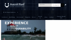 What Amishyard.com website looked like in 2017 (6 years ago)