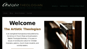 What Artistictheologian.com website looked like in 2017 (6 years ago)