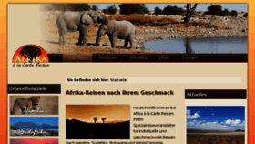 What Afrikaalacarte.de website looked like in 2017 (6 years ago)