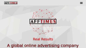What Afftimes.com website looked like in 2017 (6 years ago)