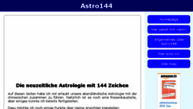 What Astro144.ch website looked like in 2017 (6 years ago)