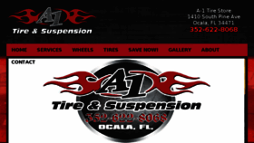 What A1tirestore.com website looked like in 2017 (6 years ago)