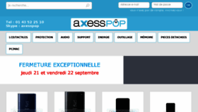 What Axesspop.com website looked like in 2017 (6 years ago)