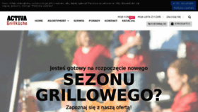 What Activa-grill.pl website looked like in 2017 (6 years ago)
