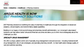 What Argushealth.com website looked like in 2017 (6 years ago)