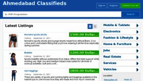 What Ahmedabadclassifieds.in website looked like in 2017 (6 years ago)