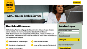 What Arag.formblitz.de website looked like in 2017 (6 years ago)