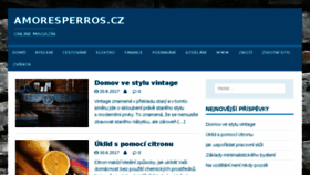What Amoresperros.cz website looked like in 2017 (6 years ago)