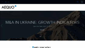 What Aequo.com.ua website looked like in 2017 (6 years ago)