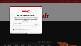 What Avcraft.co.in website looked like in 2017 (6 years ago)