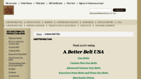 What Abetterbeltusa.com website looked like in 2017 (6 years ago)