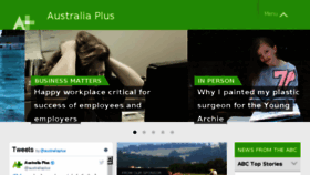 What Australiaplus.com website looked like in 2017 (6 years ago)