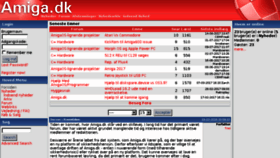 What Amiga.dk website looked like in 2017 (6 years ago)