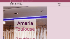 What Amaria.fr website looked like in 2017 (6 years ago)