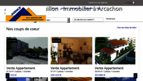 What Agence-aiguillon.com website looked like in 2017 (6 years ago)