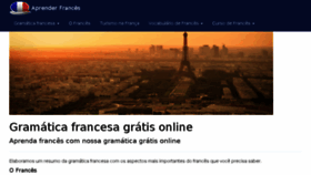 What Aprender-frances.com website looked like in 2017 (6 years ago)