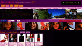 What Aleida.net website looked like in 2017 (6 years ago)