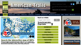 What Americantrails.org website looked like in 2017 (6 years ago)