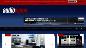 What Audiovision.de website looked like in 2017 (6 years ago)