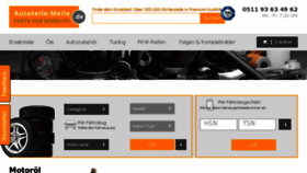 What Autoteile-meile.de website looked like in 2017 (7 years ago)