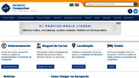 What Aeroportocongonhas.net website looked like in 2017 (6 years ago)