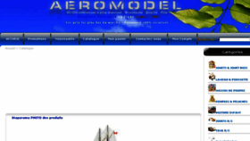 What Aeromodel.fr website looked like in 2017 (6 years ago)
