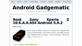 What Androidgadgematic.com website looked like in 2017 (6 years ago)