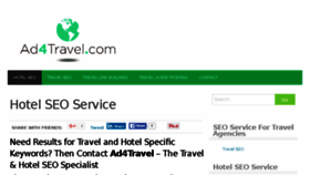 What Ad4travel.com website looked like in 2017 (6 years ago)