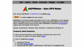 What Aioninfo.com website looked like in 2017 (6 years ago)