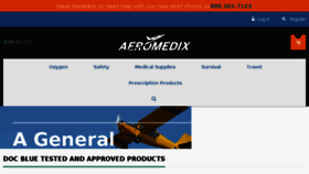 What Aeromedix.com website looked like in 2017 (6 years ago)