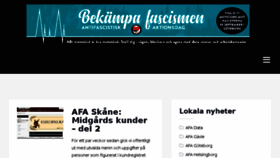 What Antifa.se website looked like in 2017 (6 years ago)
