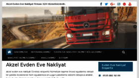 What Akzelevdenevenakliyat.com website looked like in 2017 (6 years ago)