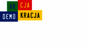 What Akcjademokracja.pl website looked like in 2017 (6 years ago)