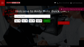 What Andymohrbg.com website looked like in 2017 (6 years ago)