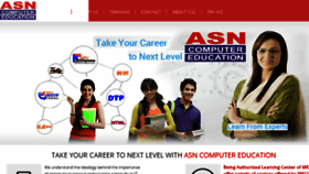 What Asntechnosoft.com website looked like in 2017 (6 years ago)