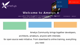 What Ametys.org website looked like in 2017 (6 years ago)