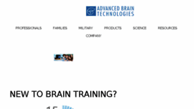 What Advanced-brain.com website looked like in 2017 (6 years ago)