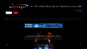 What Airmagicfx.com website looked like in 2017 (6 years ago)