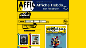 What Affichehebdo.fr website looked like in 2017 (6 years ago)