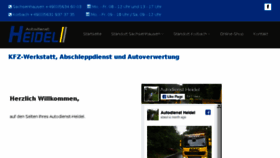 What Autodienst-heidel.de website looked like in 2017 (6 years ago)